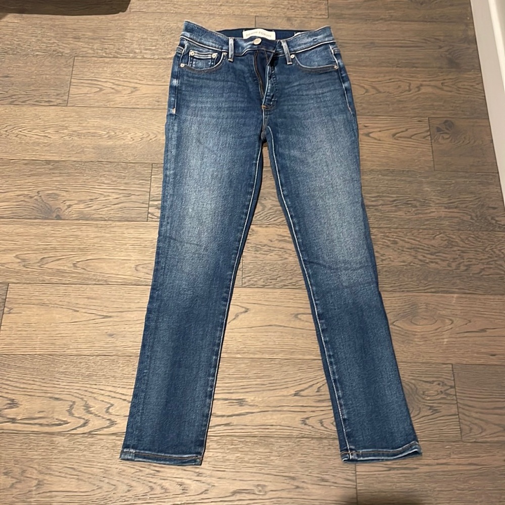 Aritzia Denim Forum Nico mid-rise skinny crop jeans